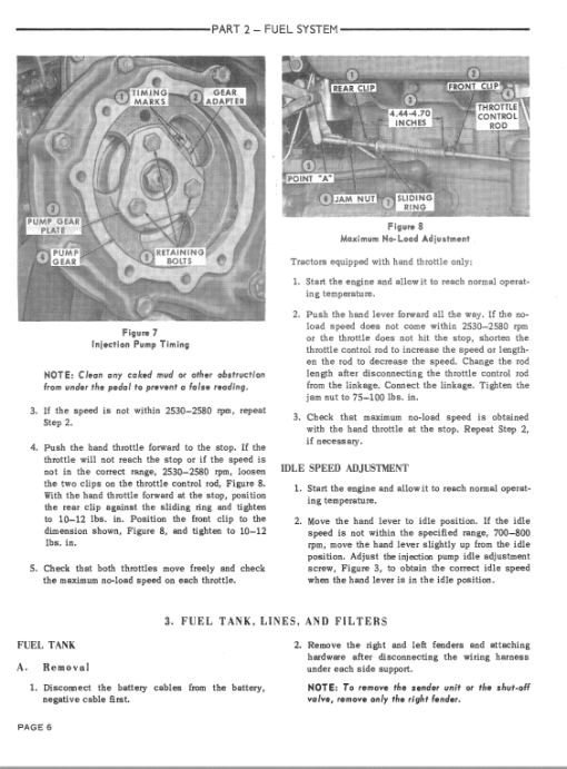 Ford 8000, 8600, 9000, 9600 Tractor Service Manual - Image 3