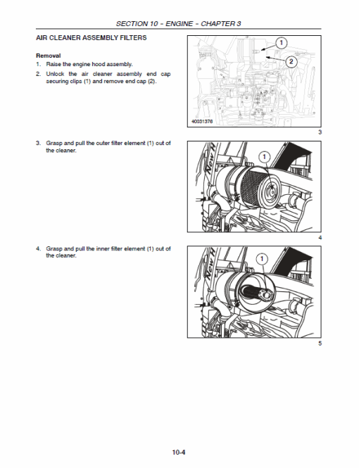 New Holland TB100, TB110, TB120 Tractor Service Manual - Image 3