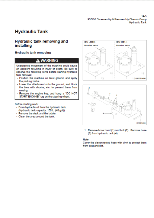 Kawasaki 95ZV-2 Wheel Loader Service Manual - Image 5