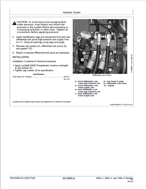 John Deere 640L-II, 648L-II, 748L-II Skidder Repair Manual (S.N C690814 & D690814 - ) - Image 3