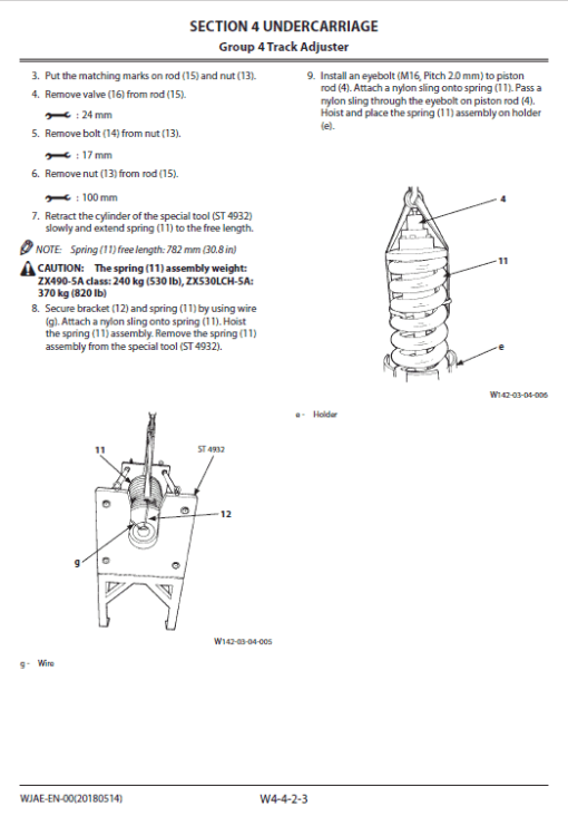 Hitachi ZX470-5A, ZX490LCH-5A and ZX530LCH-5A Excavator Service Repair Manual - Image 3