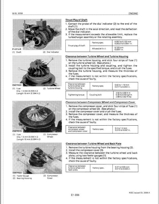 Kubota M90, M110, M120 Tractor Workshop Repair Manual - Image 3