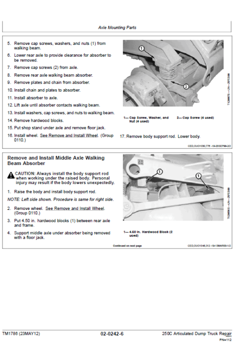 John Deere 250C Articulated Dump Truck Repair Technical Manual - Image 3