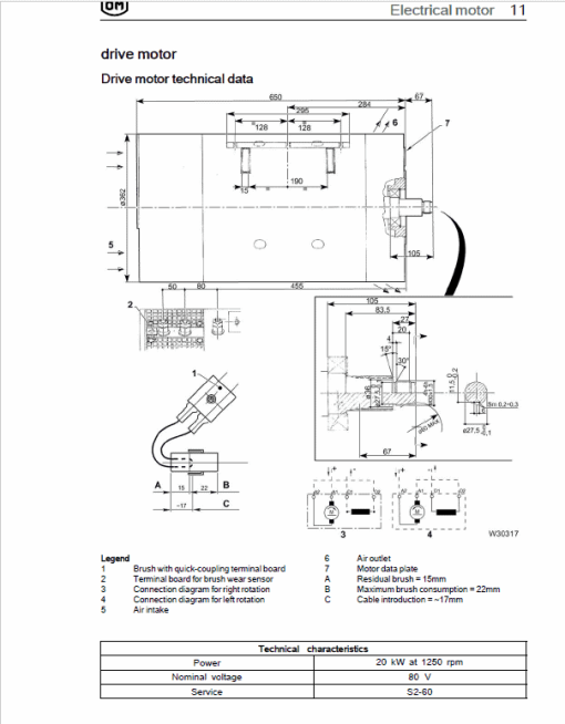 OM Pimespo XE60, XE70 and XE80 Forklift Workshop Manual - Image 3