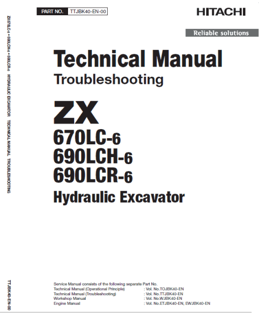 Hitachi ZX670LC-6, ZX690LCR-6 and ZX690LCH-6 Excavator Service Repair Manual - Image 3