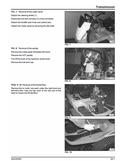 Massey Ferguson FC23 Front Mower Service Manual - Image 3