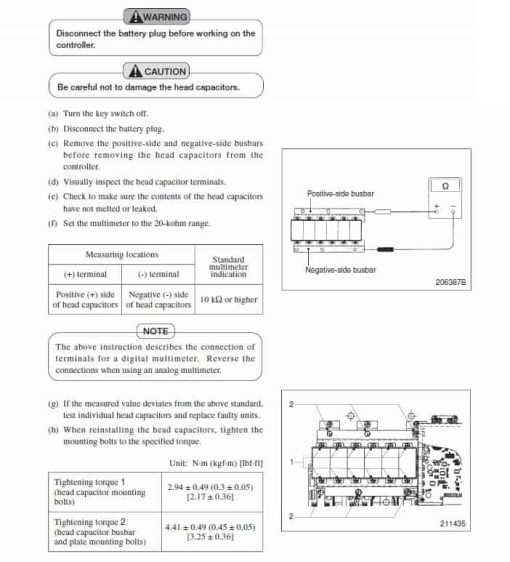 Mitsubishi FB16K, FB18K, FB20KC Forklift Lift Truck Service Manual - Image 3