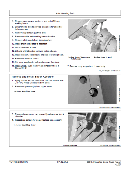 John Deere 300C Articulated Dump Truck Repair Technical Manual - Image 3