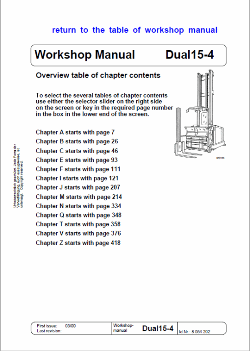 OM PIMESPO CTR Dual 10, Dual 13, Dual 15-3, Dual 15-4 Workshop Repair Manual - Image 6