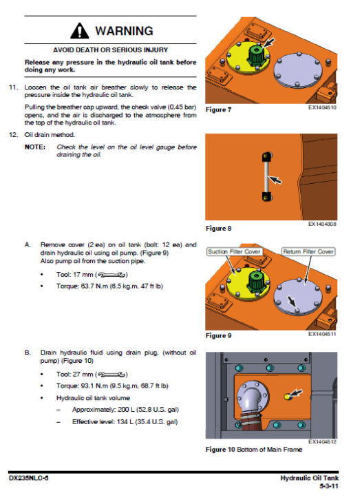 Doosan DX235NLC-5 Excavator Service Manual - Image 3