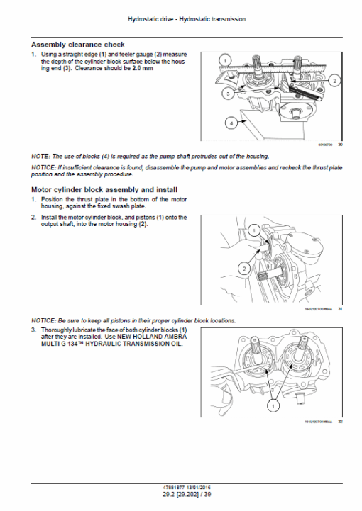 New Holland Workmaster 33 and 37 Tractor Service Manual - Image 3