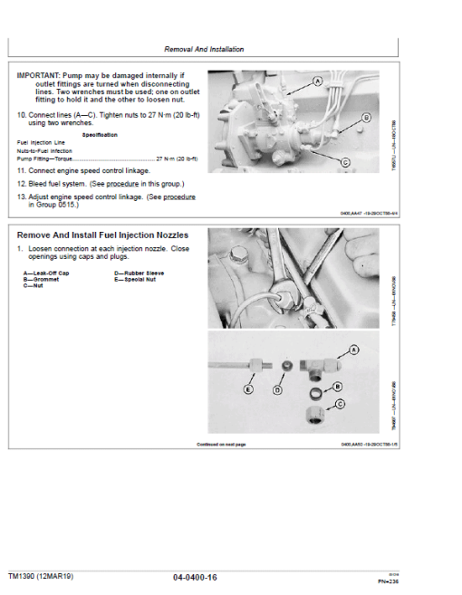 John Deere 490D, 590D Excavators Repair Technical Manual - Image 3