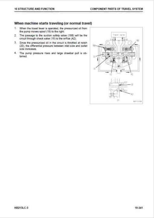 Komatsu HB215LC-3 Hybrid Excavator Repair Service Manual - Image 3