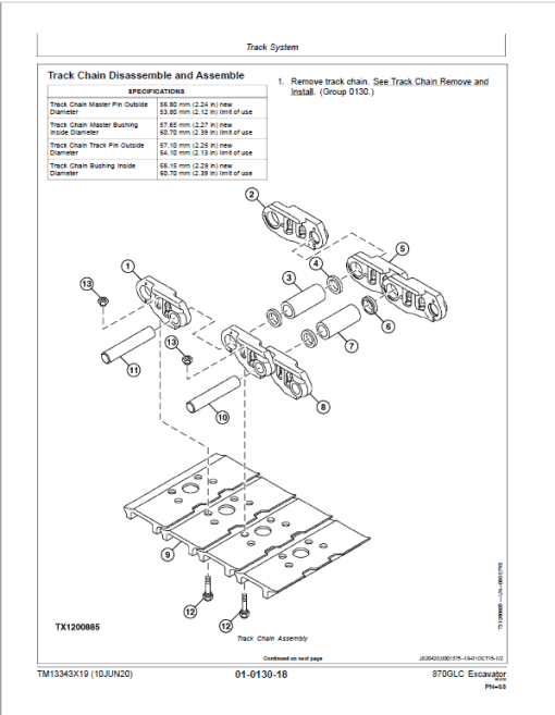 John Deere 870GLC Excavator Repair Technical Manual (S.N after F890001 - ) - Image 3