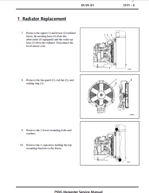 John Deere 753G Tracked Harvester Repair Technical Manual (S.N 002045 – 002063) - Image 4