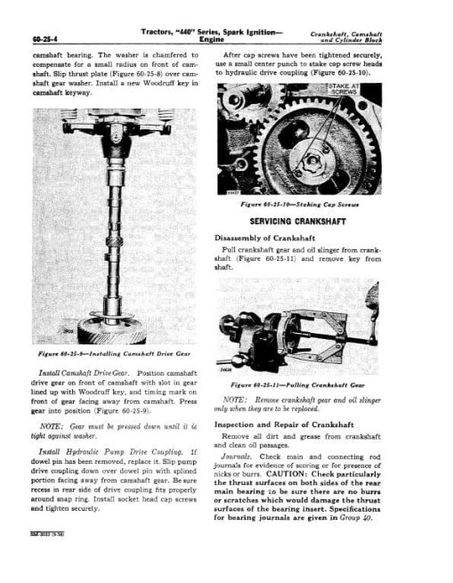 John Deere 440, 440 I, 440 IC, 440 ICD Crawler Dozer Tractor Repair Technical Manual - Image 3