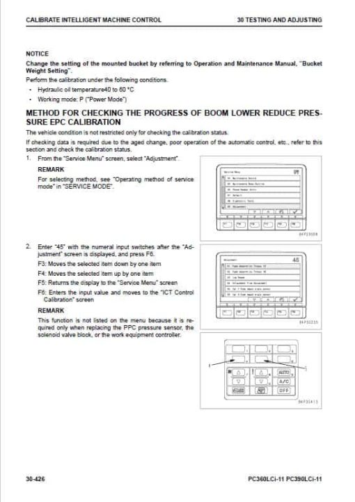 Komatsu PC360LCi-11, PC390LCi-11 Excavator Repair Service Manual - Image 3