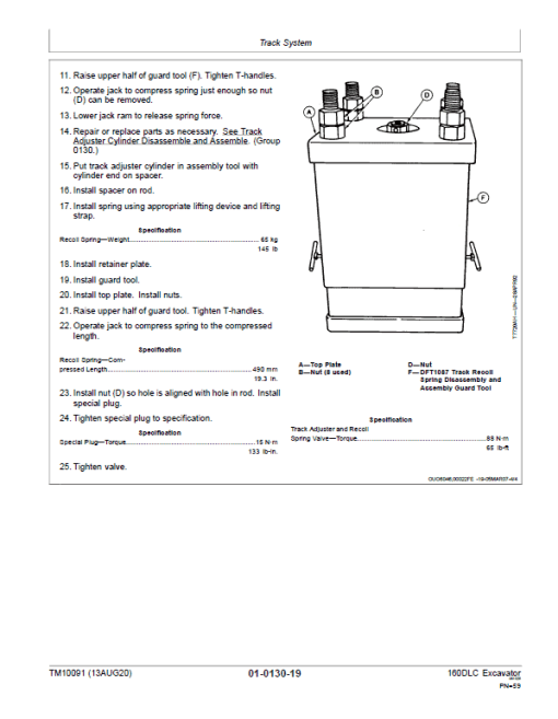 John Deere 160DLC Excavator Repair Technical Manual - Image 3