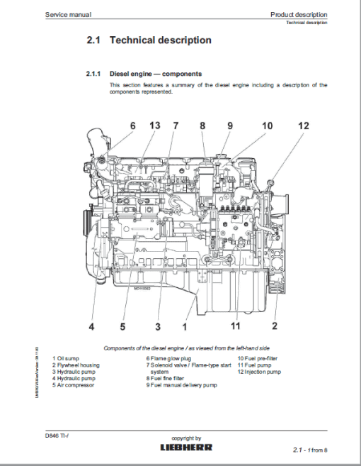 Liebherr D846 Ti Engine Service Manual - Image 3