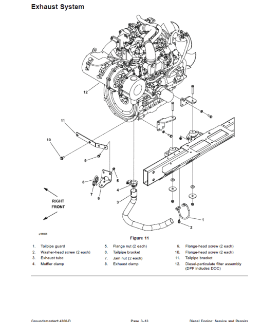 Toro Groundsmaster 4300-D (Model 30864) (Serial No. 314000101 and Up) Service Repair Manual - Image 3