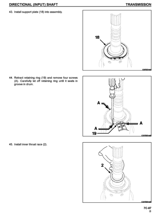 Komatsu Dresser TD7H, TD8H, TD9H Dozer Service Manual - Image 3