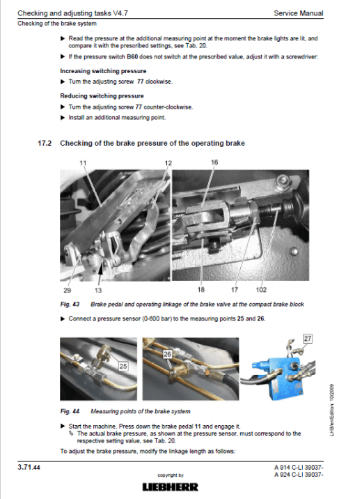 Liebherr A900C, A904C, A914C, A924C Litronic EDC Excavator Service Manual - Image 3