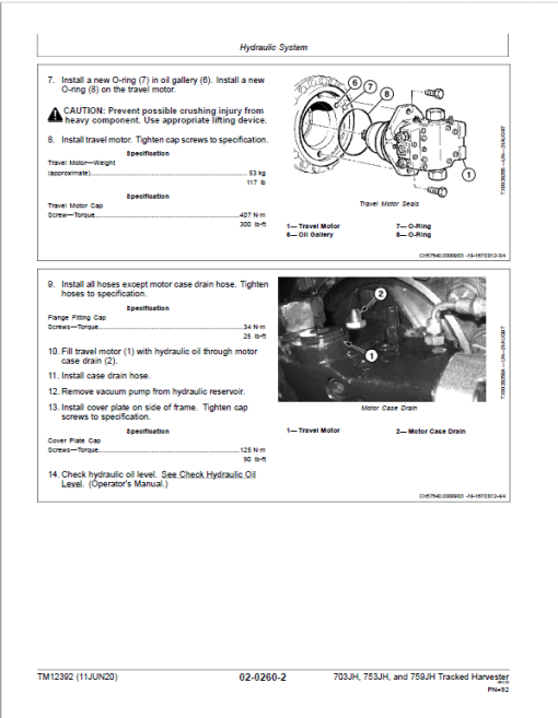 John Deere 703JH, 753JH, 759JH Harvester Repair Manual (S.N after C220453 -) - Image 5