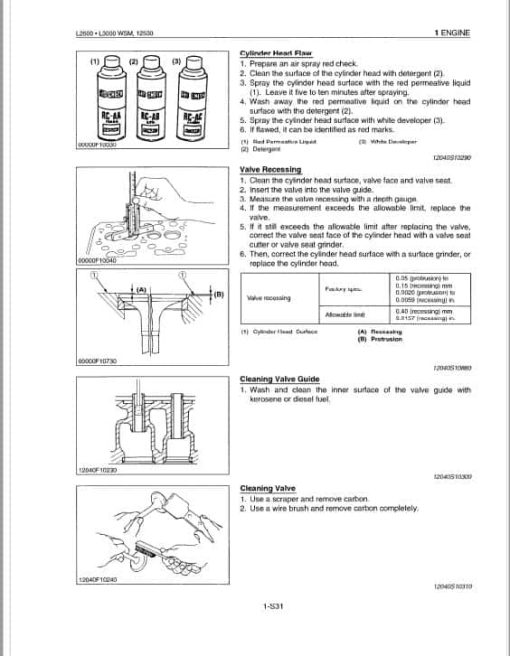 Kubota L2600, L3000 Tractor Workshop Repair Manual - Image 3