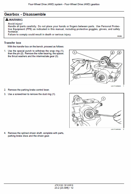 New Holland TD65F, TD75F, TD85F Tractor Service Manual - Image 3