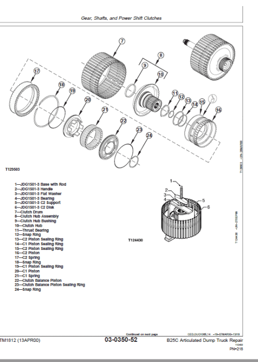 John Deere B25C Articulated Dump Truck Repair Technical Manual - Image 3