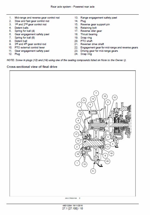 New Holland TD95D HC Tractor Service Manual - Image 3