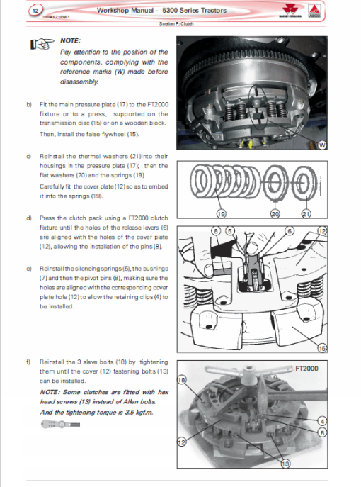 Massey Ferguson 5335, 5340, 5360, 5365 Tractor Service Manual - Image 3