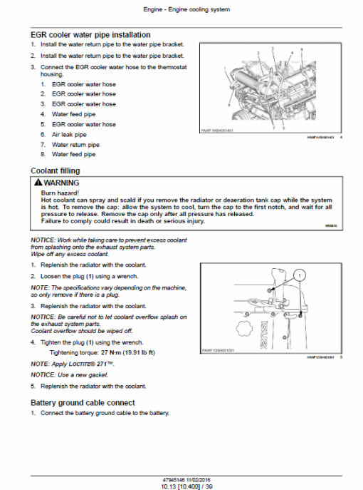 Case CX490C Crawler Excavator Service Manual - Image 3