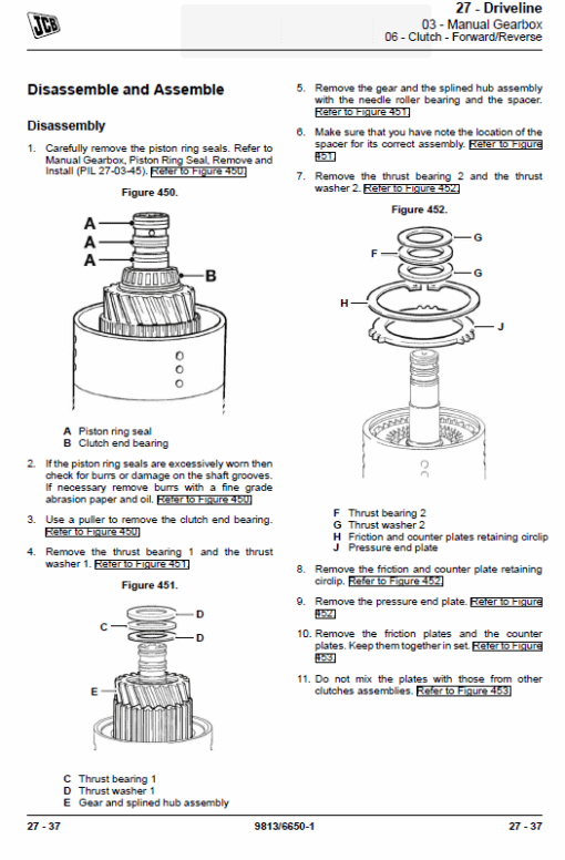 JCB 3CX Backhoe Loader Service Repair Manual (1918307- 1920000 & 2416001- 2416350 & 2496751- 2616002) - Image 2