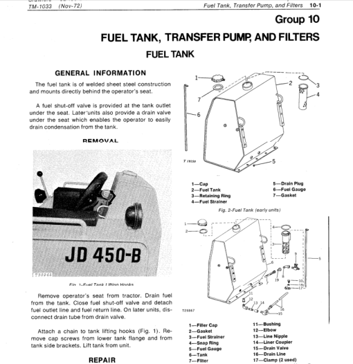 John Deere 450B Crawler Tractor Repair Technical Manual (TM1033) - Image 5