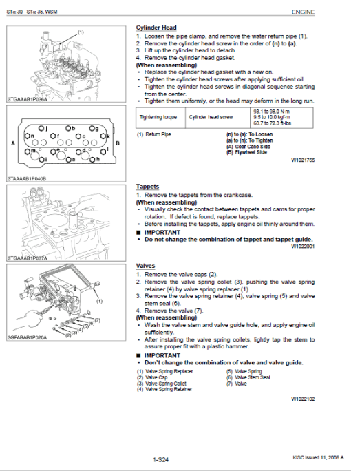 Kubota STa-30, STa-35 Tractor Workshop Service Manual - Image 3