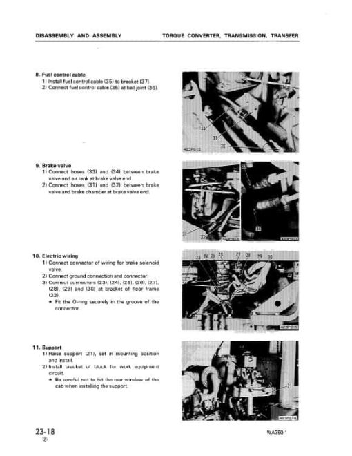 Komatsu WA350-1 Wheel Loader Service Manual - Image 3