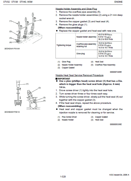 Kubota STV32, STV36, STV40 Tractor Workshop Service Manual - Image 3