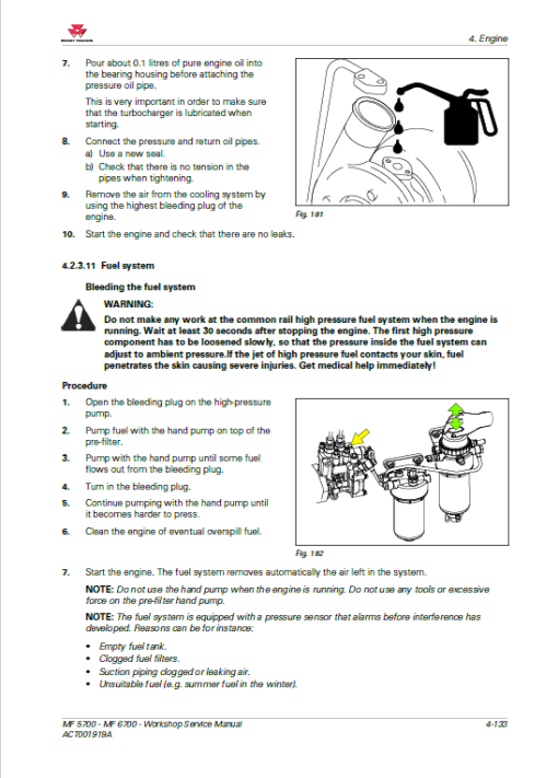 Massey Ferguson 6711, 6712, 6713 Tractor Service Manual - Image 3