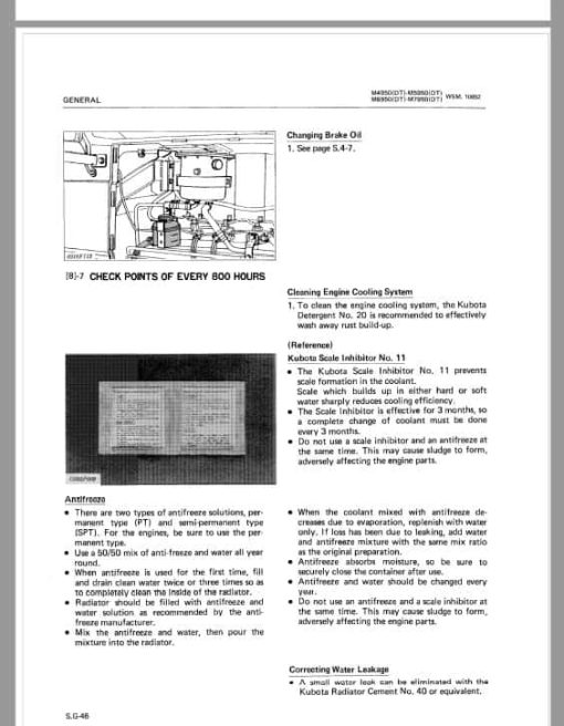 Kubota M4950, M5950, M6950, M7950 Tractor Workshop Service Repair Manual - Image 3