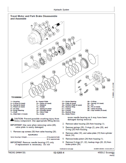 John Deere 450DLC Excavator Repair Technical Manual - Image 3