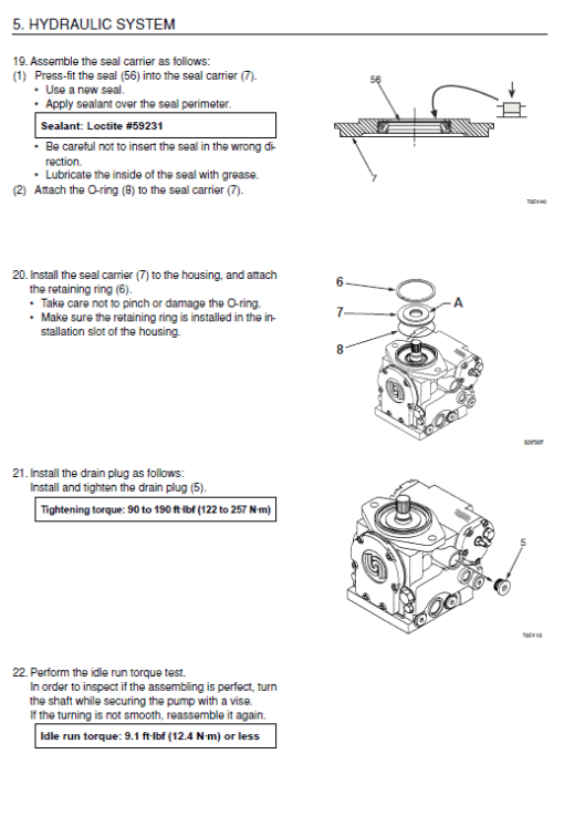 Takeuchih TCR50 Dump Carrier Service Manual - Image 3