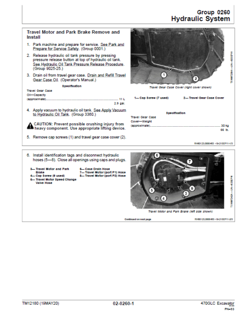 John Deere 470GLC Excavator Repair Technical Manual (S.N after E470001 -) - Image 3