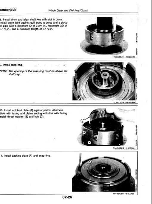 Timberjack 380C, 450C, 480C Skidder Service Repair Manual - Image 3