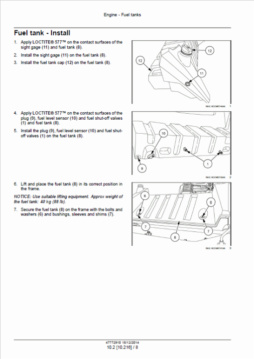 Case DV209C, DV210C Vibratory Roller Service Manual - Image 3