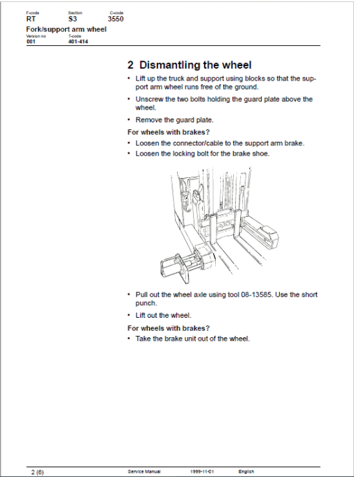 BT RR N, RR B, RR E, RR M Series Forklift Truck Service Manual - Image 4