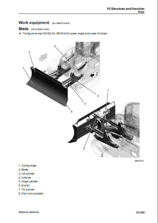 Komatsu D61EX-23, D61PX-23 Dozer Service Manual - Image 3