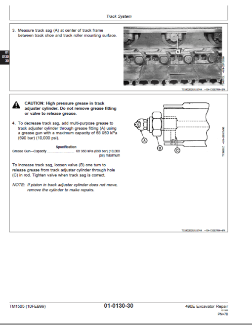 John Deere 490E Excavator Repair Technical Manual - Image 3