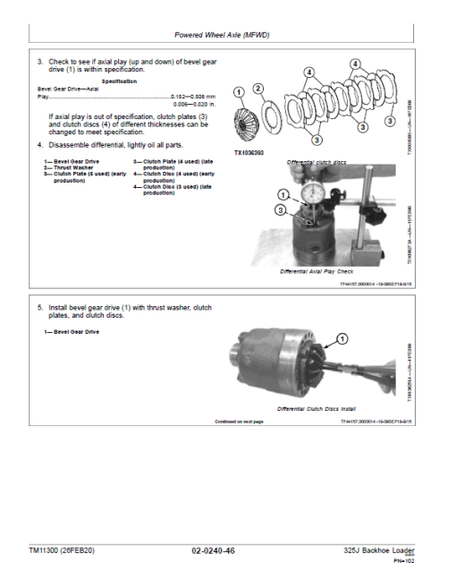 John Deere 325J Backhoe Loader Repair Technical Manual - Image 3