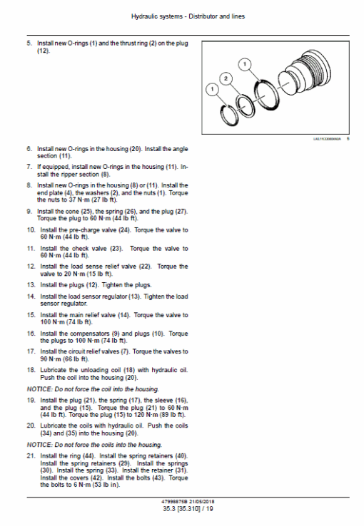 New Holland D150B Crawler Dozer Service Manual - Image 3